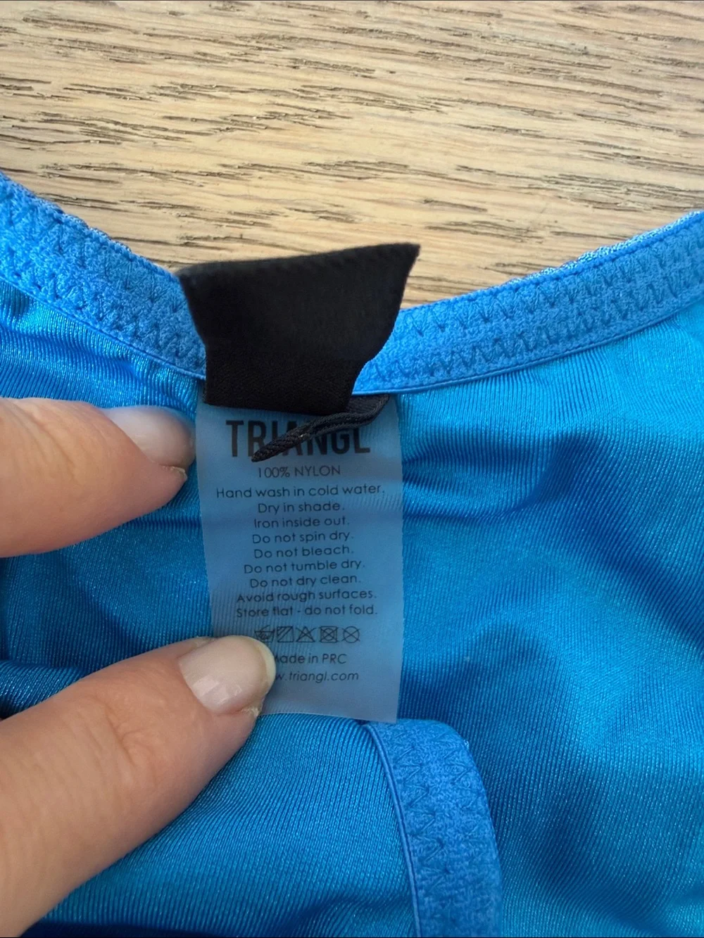 triangl swimwear smocked bandeau